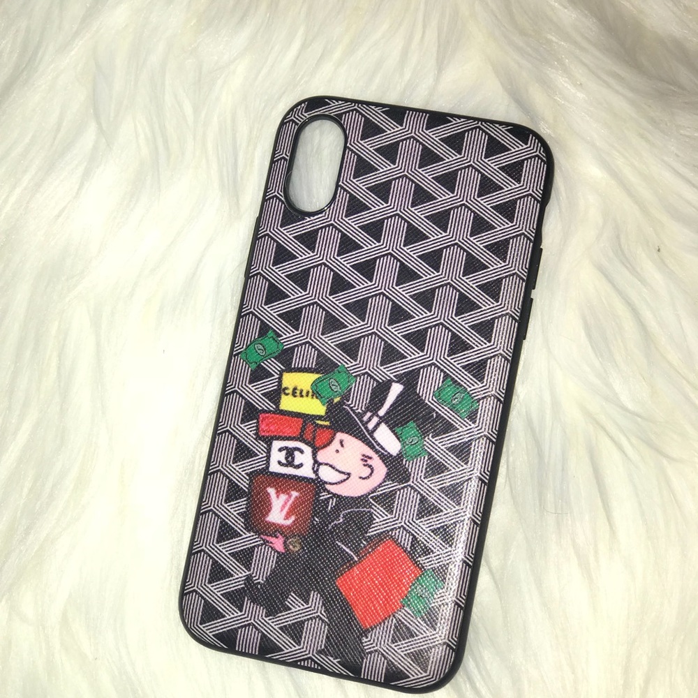 Goyard monopoly I Phone XR Case